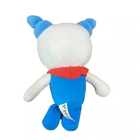 Piggy Minitoon Inc Roblox Clown 10” Plush Stuffed Toy White Blue Red - Picture 2 of 4